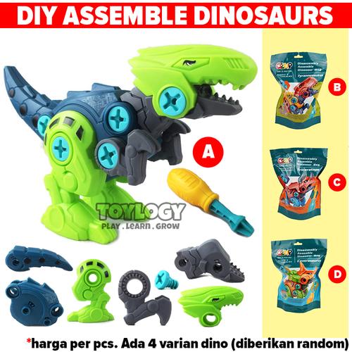 Foto Produk Mainan Edukasi Anak DIY Dino Dinosaurus Dinosaurs Assemble Obeng Rakit dari Toylogy