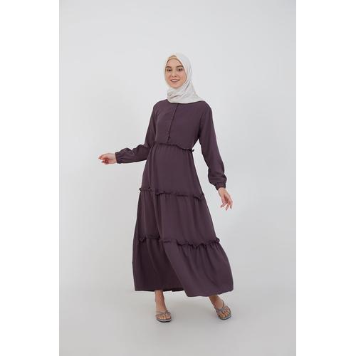 Gambar Hijabenka - Sephia Miana Ruffle Dress dari Hijabenka Kota Tangerang Selatan Tokopedia