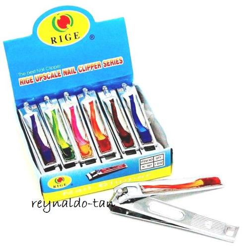 Foto Produk 12 Pcs Gunting Kuku Besar Motif Warna Rige dari reynaldo-tan