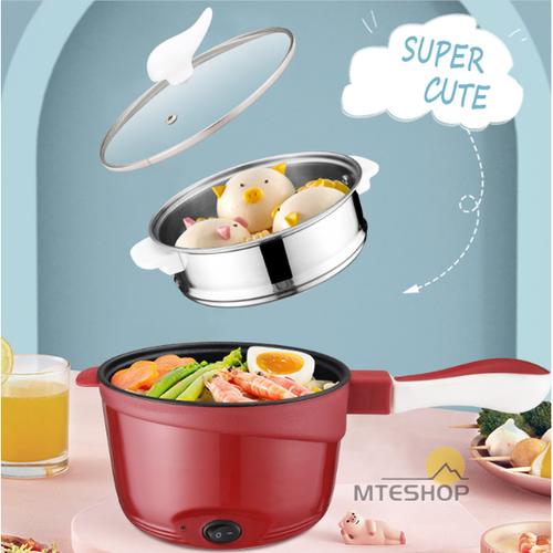 Foto Produk Multifungsi electric fry pan / Panci Listrik lapisan keramik 22cm dari Alimajur store