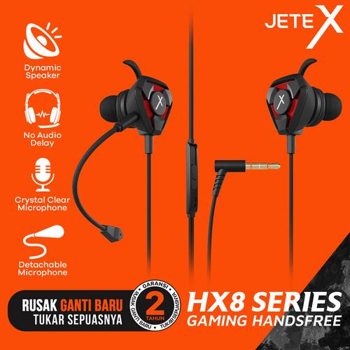 Foto Produk Earphone I Earbuds I Headset Gaming with Mic JETEX HX8 - Garansi Resmi dari JETE Official Surabaya