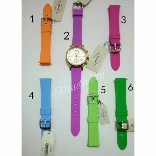 strap fossil original sz 18mm silicone 