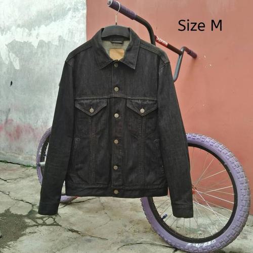 Jual Jaket Jeans Denim Pria Uniqlo Slim 