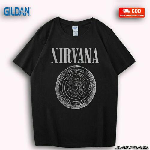 Jual kaos band Nirvana t shirt - gildan 