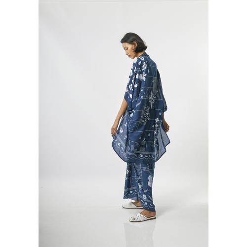 Gambar Scarf Outer Tambal Tencel Biru Sejauh Mata Memandang dari CNL Store Jakarta Timur Tokopedia