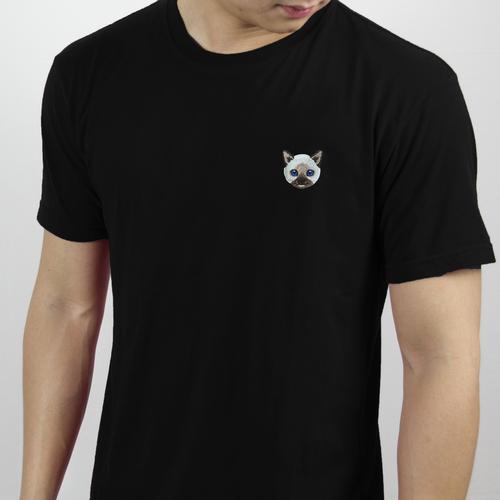 Jual Kaos Bordir ( SIAMESE CAT) by A 