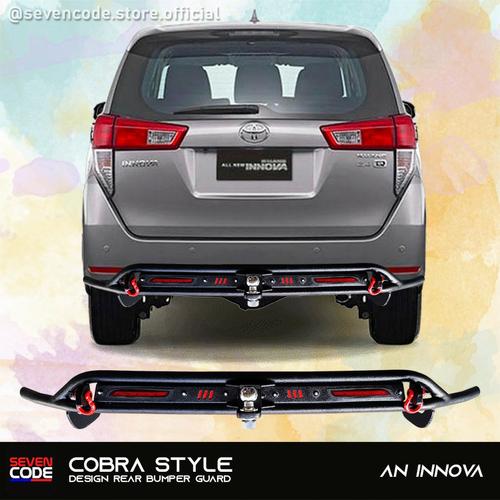 Jual Rear Bumper Guard Innova Reborn Cobra SEVENCODE Jakarta Pusat Sevencode Store