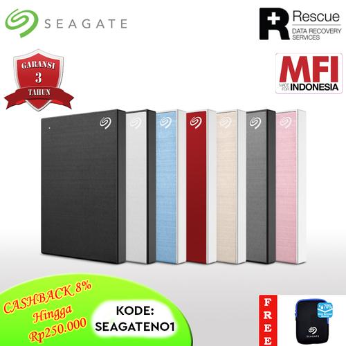 Foto Produk Seagate Backup Plus Slim Hardisk Eksternal 2TB USB3.0 PCPN - Merah dari Seagate Official Store