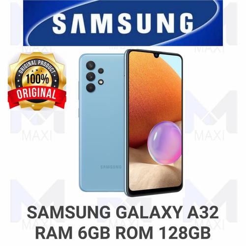 Foto Produk Samsung Galaxy A32 6/128 Ram 6GB Rom 128GB Garansi Resmi - BLACK dari Maxi phone cell