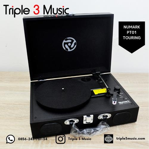 Foto Produk Numark PT01 numark PT 01 Touring Portable Turntable - PT01 TOURING dari triple3music