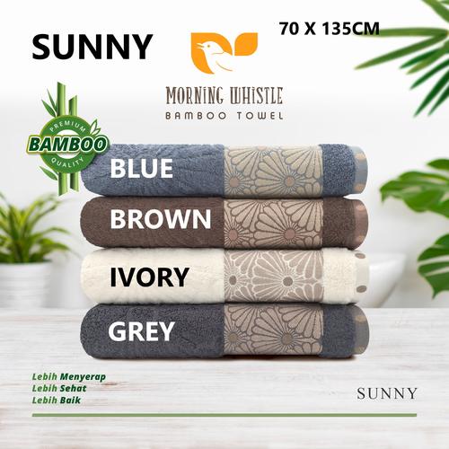 Foto Produk Handuk Mandi Dewasa Premium Terry Palmer Cotton Bamboo Sunny 70x135 - ivory white dari HKCL Shop