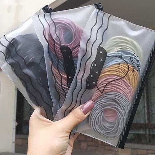 Foto Produk Ikat Rambut Korea 100pcs Free Pouch dari Bolo Collection