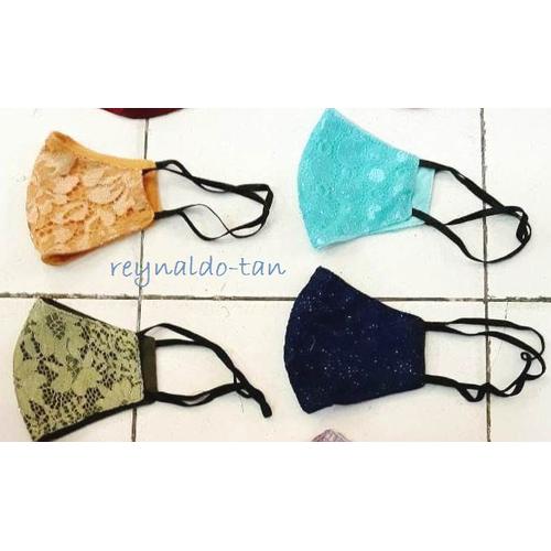 Foto Produk 12 Pcs Masker Monyong Tali Hijab Bahan Blukat Kualitas Oke Nyaman dari reynaldo-tan