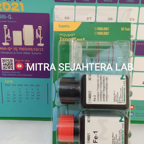 Jual Iron Test Kit Merck 50 Test 114660 / 1.14660.0001 / Uji Besi Kab
