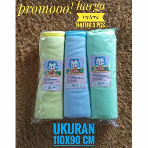Foto Produk 3 pcs bedong bayi/pernel 110x90 cm - seri muda dari ihsan_baby
