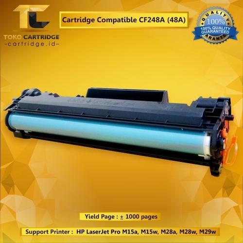 Jual Cartridge Compatible Toner HP CF248A 48A Pro M15a M15w M28w Plus Chip  - Kota Surabaya - Tokocartridge Dot Com | Tokopedia