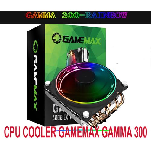 Jual GAMEMAX GAMMA 300 RAINBOW ARGB CPU AIR COOLER 120mm Low Profile