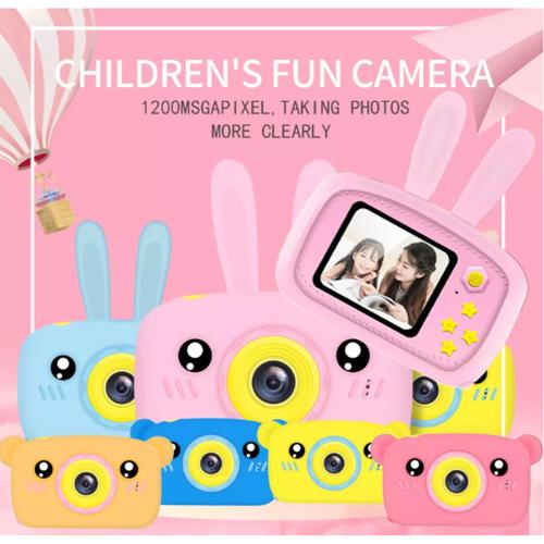 Foto Produk Kids Camera Kamera Mini Anak Camera Anak Camera X9 12MP FULL HD 2inc - Merah Muda, Bear dari Gadget Definition