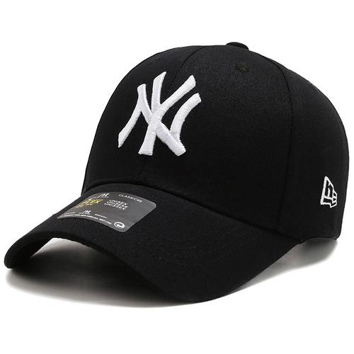 Gambar TOPI BASEBALL NY IMPORT PREMIUM QUALITY - Black White dari Famyly8 Jakarta Timur Tokopedia