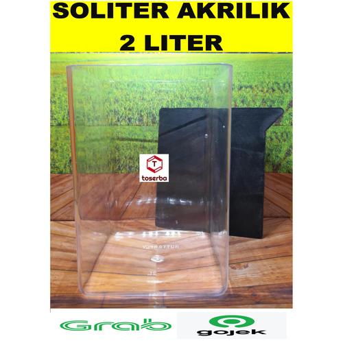 Foto Produk SOLITER TOPLES CUPANG AKRILIK 2 LITER dari My Toserba ID