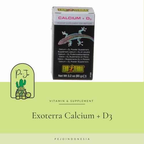 Foto Produk kalsium / calcium exoterra + D3 (kalsium bearded dragon, panana dll) dari c.c.factory