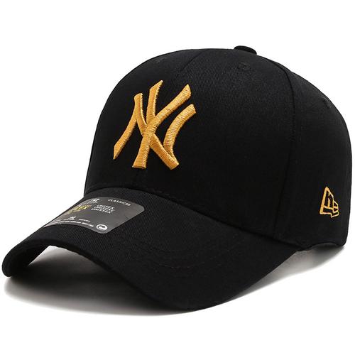 Foto Produk TOPI BASEBALL NY IMPORT PREMIUM QUALITY - Black Gold dari Famyly8