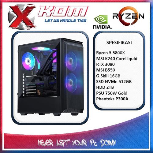 新品ケースゲーミングPC☆RTX3080/Ryzen 7/新品SSD1TB