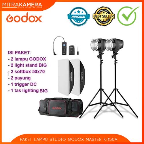 Foto Produk Paket Lampu Studio Godox Mini Master K-150A dari mitrakamera