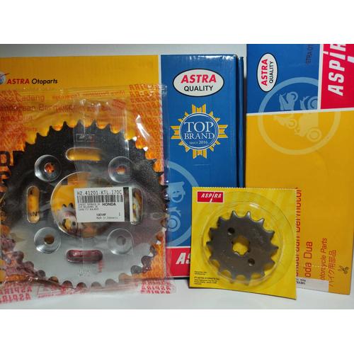 Jual GEARSET GIR GEAR SET ASPIRA SUPRA FIT NEW, REVO KTL Kab. Bogor