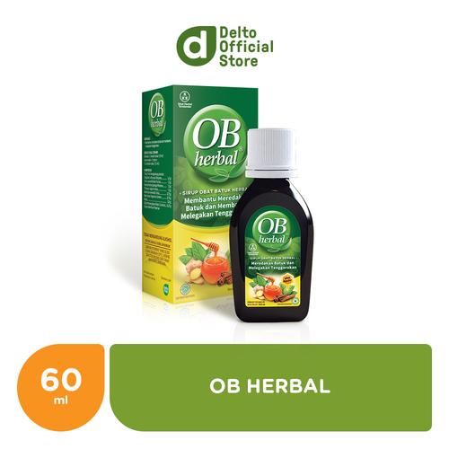 Foto Produk OB HERBAL 60ML, OBAT BATUK HERBAL, OBAT BATUK dari Deltomed Store