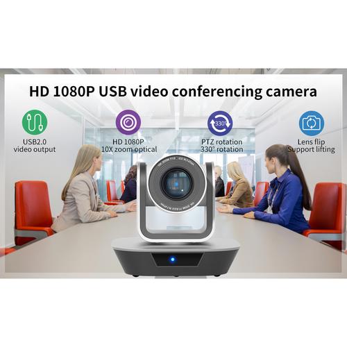 Foto Produk Conference Robotic Webcam PTZ 10X Optical Zoom FullHD Camera HSD-VC210 dari EtalaseBelanja