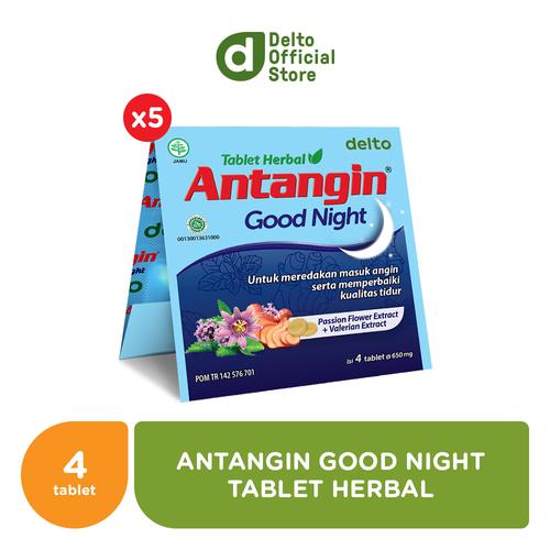 Foto Produk Antangin Good Night Tablet Herbal (5 Strips isi 4 tab) dari Deltomed Store