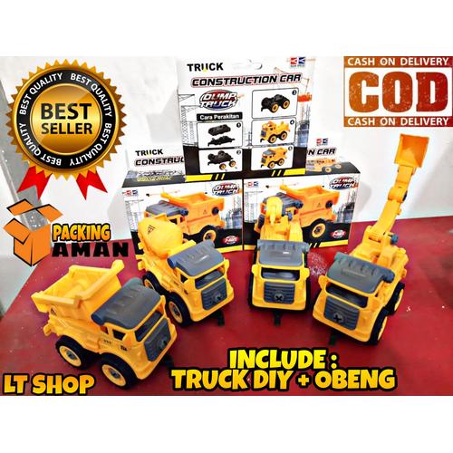 Gambar Mainan Anak DIY Assemble Truck Car Mobil Mobilan Truk Rakit Konstruksi dari LIANG & TAN Jakarta Utara Tokopedia
