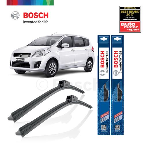 Foto Produk Wiper Mobil Frameless Suzuki Ertiga Sepasang Bosch Clear Advantage dari BOSCH Automotive