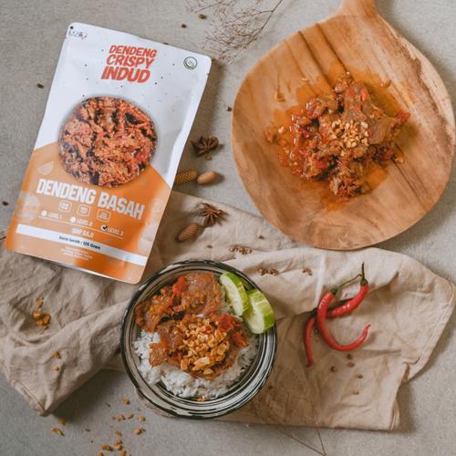 Foto Produk Dendeng Basah / Moisty Balado Indud 250 Gram - Sambal Level 1 dari Dendeng Crispy Indud