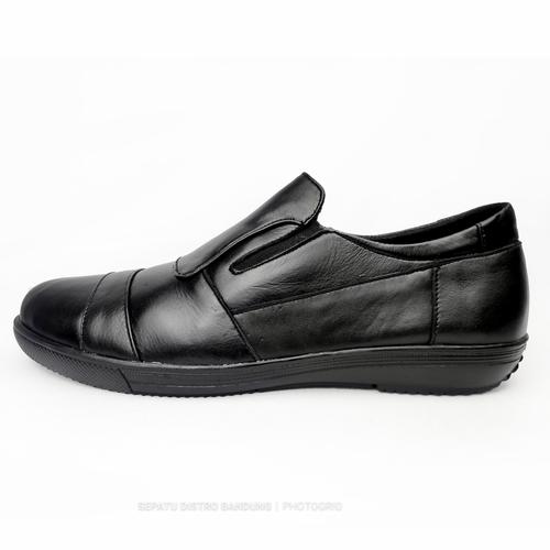 Foto Produk BEST Sepatu pria casual slipon nyaman simpel murah original kulit asli dari Sepatu Distro Bandung