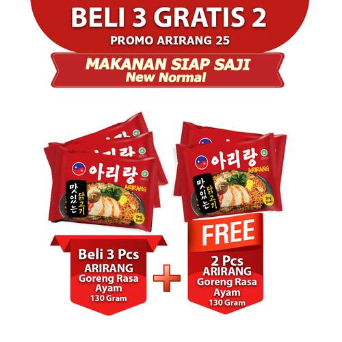 Foto Produk ARIRANG Goreng Rasa Ayam 130gr Beli 3pcs FREE 2pcs (AR25) dari Arirang Official Store