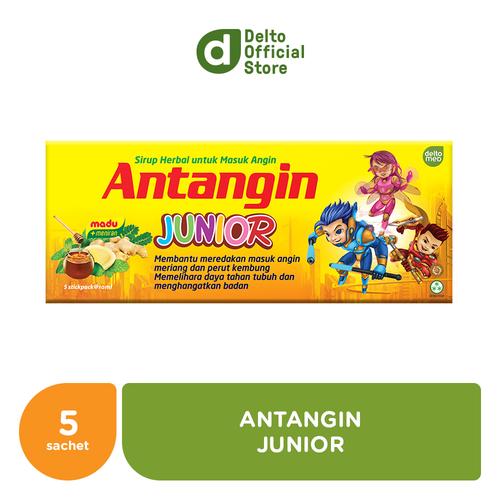 Foto Produk Antangin Junior Box (5 sachet) - Mengatasi Masuk Angin dari Deltomed Store