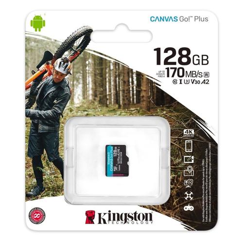 Foto Produk Micro SD Kingston Canvas 128gb GO Plus 4K 128 gb Memory Card MicroSD dari PojokITcom Pusat IT Comp
