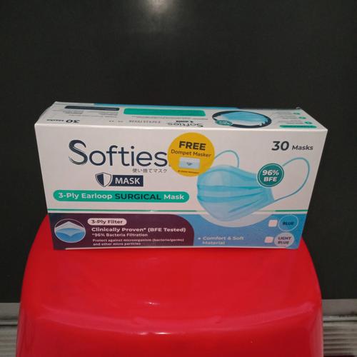 Foto Produk Softies 3-Ply Earloop SURGICAL Mask isi 30pcs dari Lav kosmetik