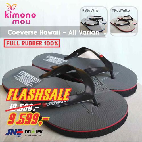 Foto Produk Sandal Sendal Pria Coenverse Jepit - Karet - New Eiger Homy - BlackRose, 38 dari Kimono Mou