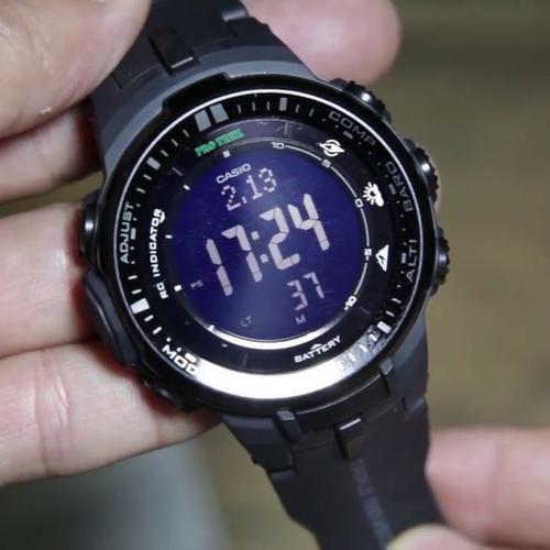 Jual CASIO PROTREK PRW-3000 1A Full Black Edition SOLAR Triple Sensor JDM -  Kota Surabaya - JJ Sunshine Store | Tokopedia