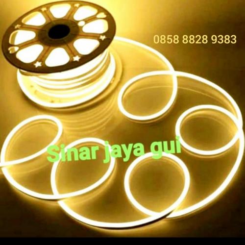 Foto Produk Lampu Neon Flex LED Selang Flexible Sign Strip WARM WHITE - warm white dari sinar jaya gui