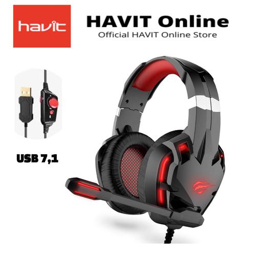 Promo Headset Gaming Havit Usb 7.1 Surround Sound HV-H2001U - Hitam -  Jakarta Pusat - HAVIT OFFICIAL STORE | Tokopedia