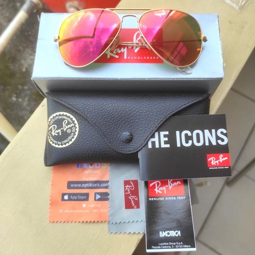 Jual Kacamata Rayban Aviator Flash 