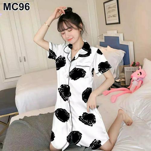 Foto Produk blinqshop baju tidur piyama MOTID AUREL - DST PUTIH dari BLINQ SHOP