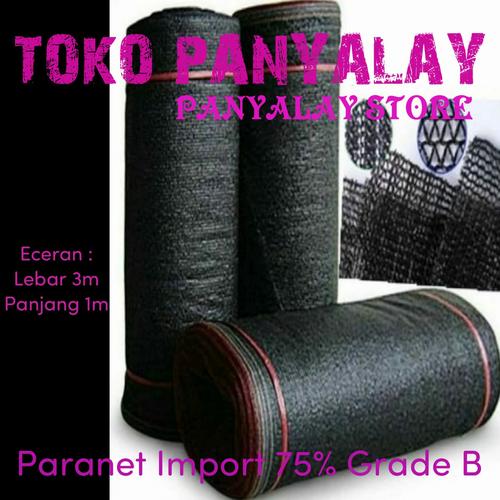 Foto Produk Jaring paranet 75% Eceran L: 3m dari TOKO PANYALAY