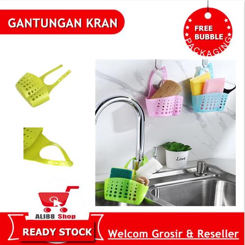 Foto Produk Rak Sabun Gantung Kran Tempat Spons Cuci Piring Soap Hanger - random dari Ali88shop