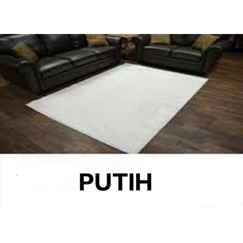 Foto Produk KARPET BULU RASPUR 160x100x5cm busa HDP termurah - Putih dari safana decoration