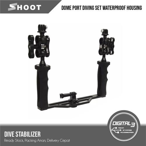 Jual Dome Port Diving Set Gopro Hero 5 6 7 Black Dive Case Grip Led Mount Stabilizer Only Kota Denpasar Digital 3 Tokopedia